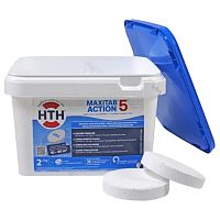 Хлор многофункц. стабилиз. 5 в 1  2,7кг HTH MAXITAB ACTION 5 таблетки 135гр. (упак. 1шт) (K901732H1)